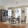 Paradise Valley Leg Dining Room Set w/ Ladder Back Chairs