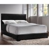 Conner Upholstered Bed (Black)