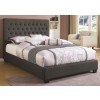 Chloe Youth Upholstered Bed (Charcoal)