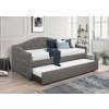 Sadie Twin Daybed w/ Trundle (Grey)