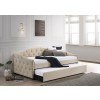 Sadie Twin Daybed w/ Trundle (Taupe)