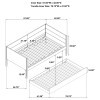 Calinda Twin Daybed w/ Trundle