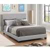 Dorian Youth Upholstered Bed (Grey)
