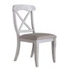 Ocean Isle X Back Side Chair (Antique White) (Set of 2)