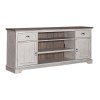 Ocean Isle 72 Inch Entertainment TV Stand (Antique White)