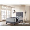 Mapes Youth Upholstered Bed (Gunmetal)