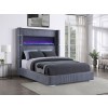 Tisdall Upholstered Bed (Grey)