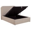 Anders Beige Upholstered Storage Bed