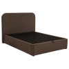 Anders Chocolate Upholstered Storage Bed
