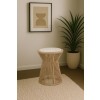 Tilston Toffee Stone Top Occasional Table Set