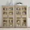 South Bend 2 Piece Bunching Display Cabinet Set