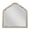 Cambric Vignette Serpentine Mirror (Creme)