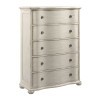 Cambric Helene Five Drawer Chest (Creme)
