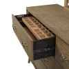 Everden Latte Complete Upholstered and Strap Panel Bedroom Set