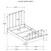 Rocco Youth All Wood Water Pipe Open Frame Bed
