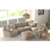 Turner Mushroom 6-Piece Left Piano Wedge Sectional Set w/ Ottoman