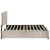 Reeves Beige Youth Upholstered Storage Bed