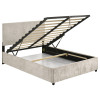 Reeves Beige Youth Upholstered Storage Bed