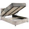 Reeves Beige Youth Upholstered Storage Bed