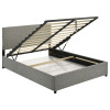 Reeves Grey Upholstered Storage Bed