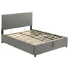 Reeves Grey Youth Upholstered Storage Bed