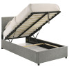 Reeves Grey Youth Upholstered Storage Bed