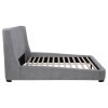 Rennes Grey Upholstered Bed