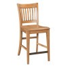 Kafe Cappuccino Counter Height Rake Back Chair (Set of 2)
