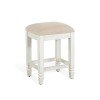 Marble White 24 Inch Height Stool