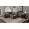 Siena Chocolate 6-Piece Modular Sectional