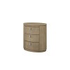 Tilston Toffee Oval Nightstand
