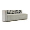 Clarion Virginia Flax Sofa w/ 2 Pillows
