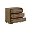 Tacoma Almond 3 Drawer Nightstand