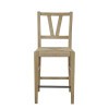 Tacoma Cashew Counter Height Trestle Dining Room Set
