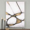 Abstract In Gold And Black Wall Art