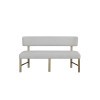 Playa Double Pedestal Dining Room Set w/ Wood Back Chairs