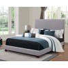 Boyd Upholstered Bed (Grey)