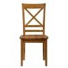 Simplicity X Back Side Chair (Honey) (Set of 2)
