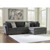 Biddeford Ebony Right Chaise Sectional