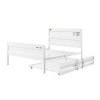 Cargo Youth Panel Bed (White)