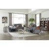 Ashland Power Lay Flat Reclining Living Room Set (Granite)