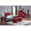 Cargo Youth Panel Bedroom Set (Red)