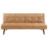Jenson Sofa Bed (Saddle Brown)