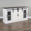 French Country 65 Inch Barn Door Credenza