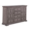 Big Valley 2 Door 6 Drawer Dresser (Graystone)