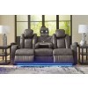 Fyne-Dyme Shadow Power Reclining Living Room Set w/ Adjustable Headrests
