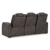 Fyne-Dyme Shadow Power Reclining Living Room Set w/ Adjustable Headrests