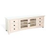 Marble White 82 Inch Media Console