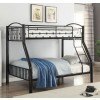 Cayelynn Twin over Full Bunk Bed (Black)