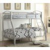 Cayelynn Twin over Full Bunk Bed (Silver)